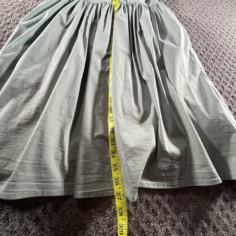The Shirt Rochelle Behrens XS‎ Mint Green Sleeveless Dress Pockets Fit & Flare - Picture 9 of 9